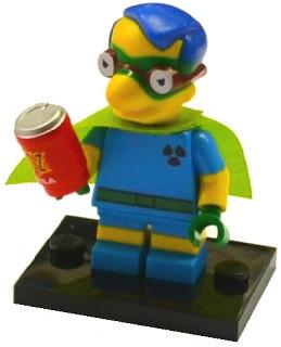 LEGO Minifigure-Milhouse as Fallout Boy-Collectible Minifigures / The Simpsons Series 2-COLSIM2-6-Creative Brick Builders